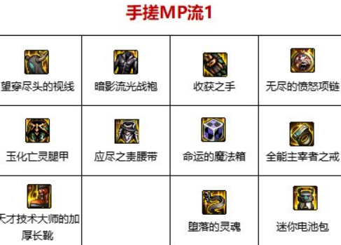 DNF110手搓MP流装备是哪几件