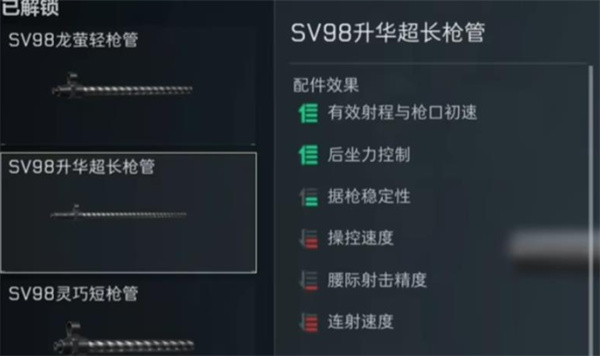 三角洲行动SV98狙击枪实用改装方案2