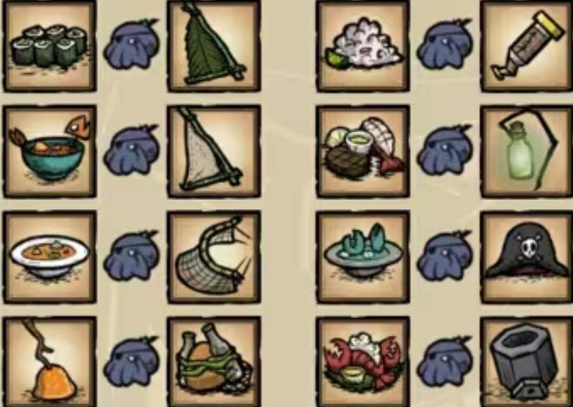 饥荒海难章鱼王交易表图文一览