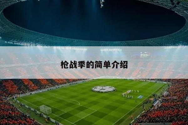 枪战季的简单介绍