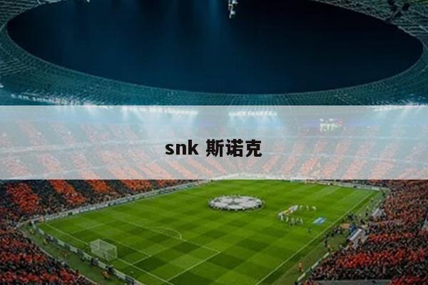 snk 斯诺克