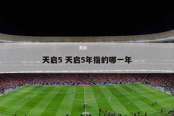 天启5 天启5年指的哪一年