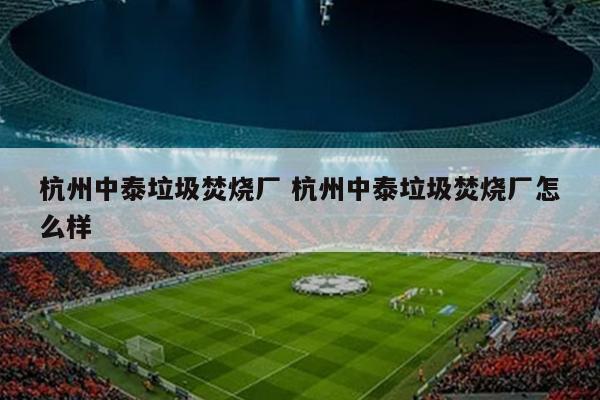 杭州中泰垃圾焚烧厂 杭州中泰垃圾焚烧厂怎么样