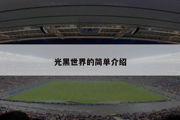 光黑世界的简单介绍